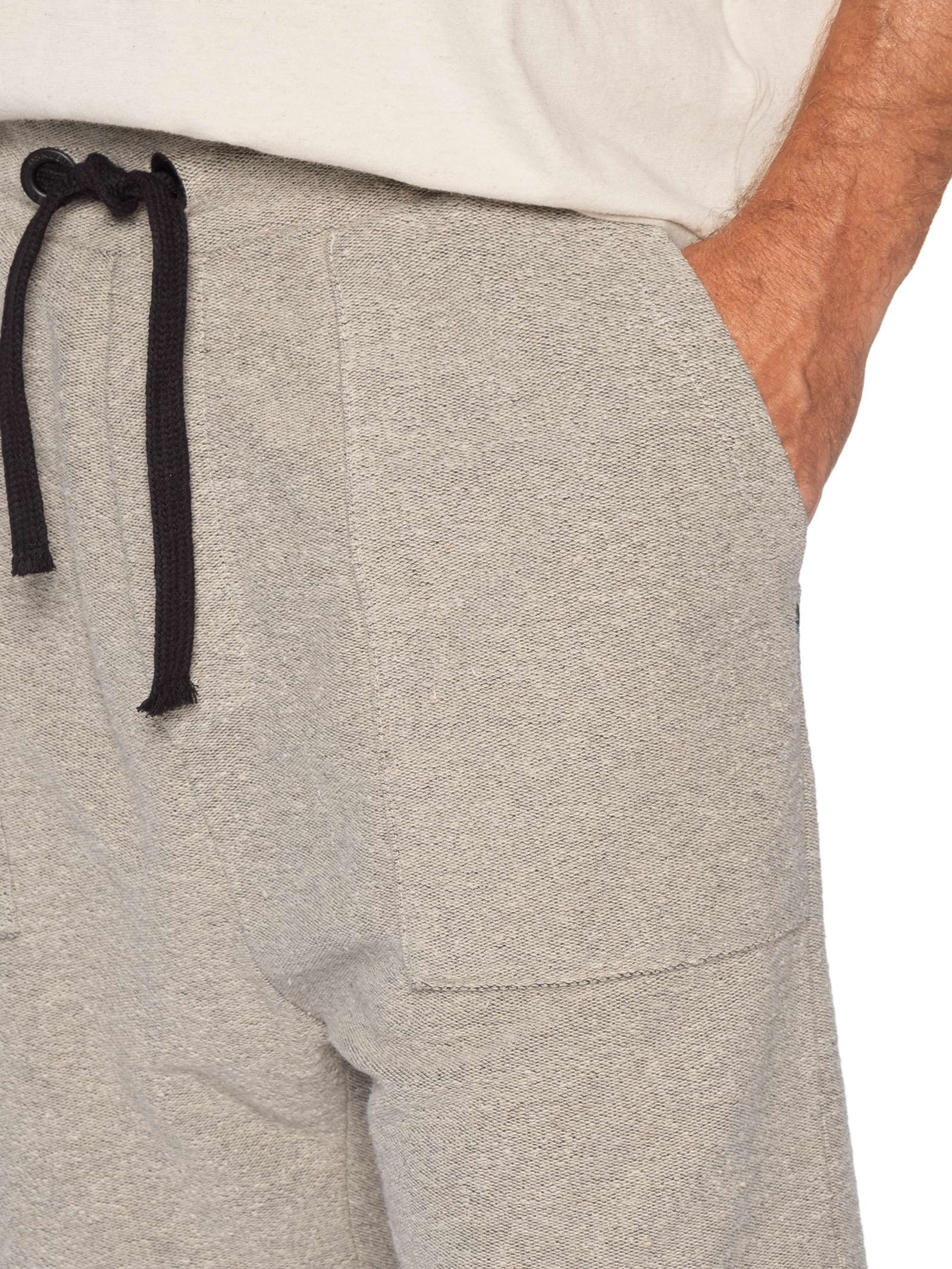 Bermuda Moletom Masculina Double Eco Colors Preto Osklen