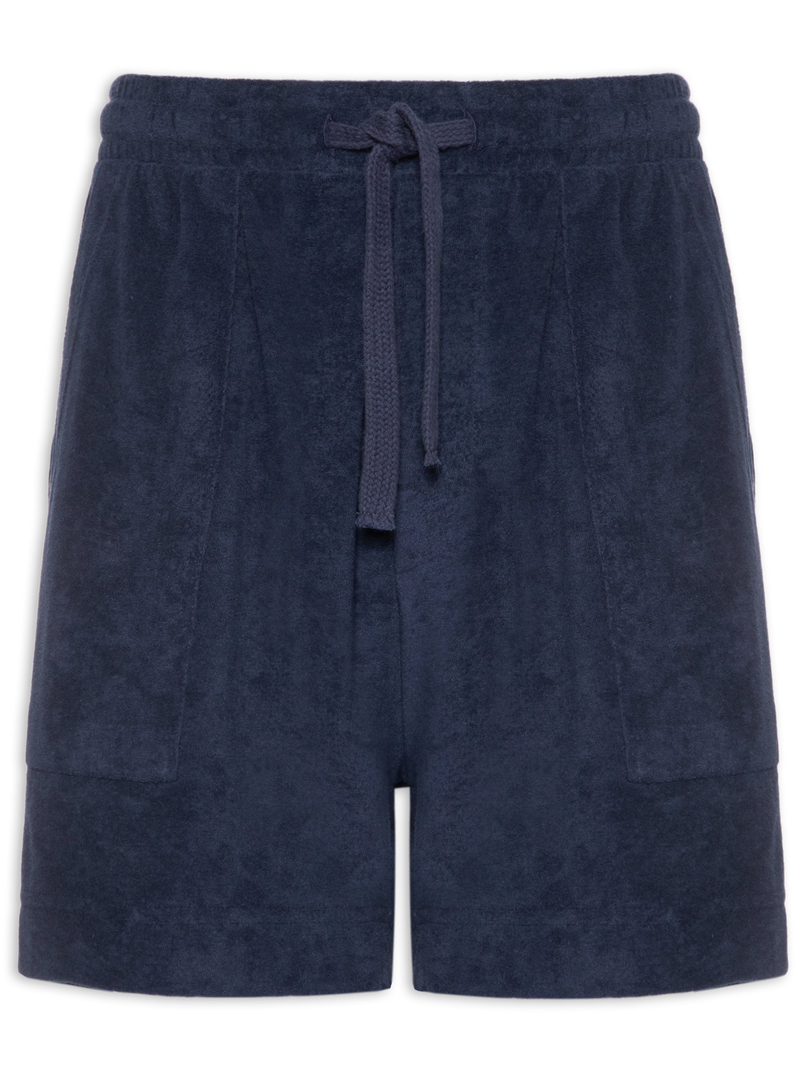 Bermuda Moletom Masculina Flow Atoalhada Azul Osklen
