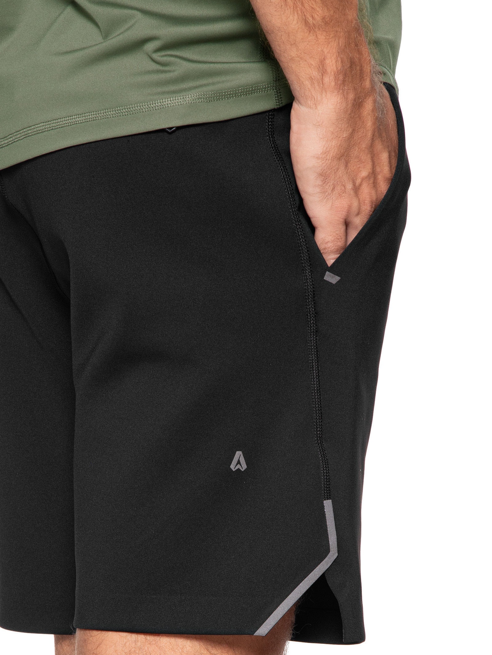 Bermuda Moletom Masculina Hecon Active Preto Boss