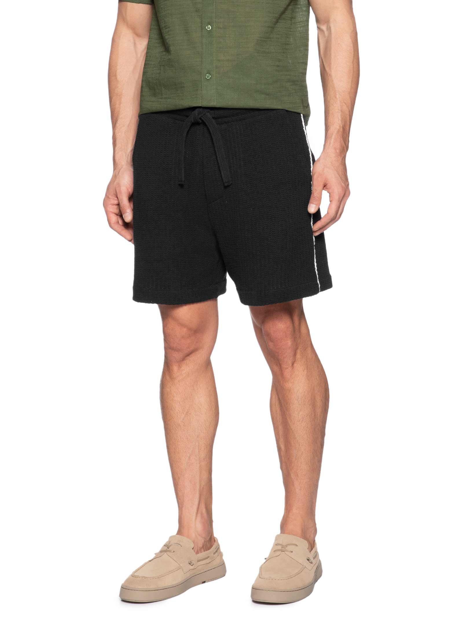 Bermuda Moletom Masculina Heritage Preto Osklen