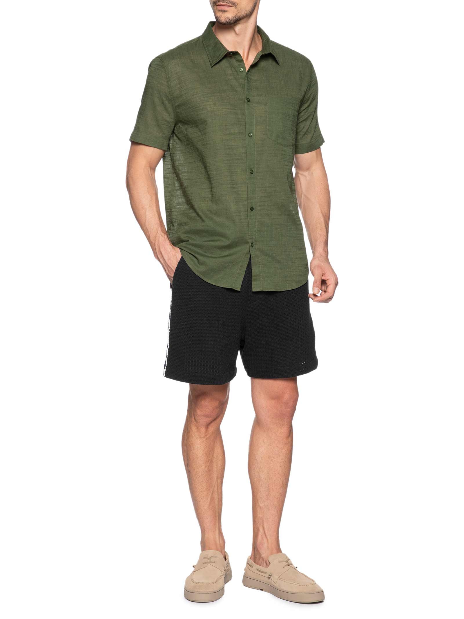 Bermuda Moletom Masculina Heritage – Preto Osklen