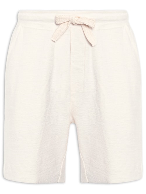 Bermuda Moletom Masculina Rustic E-Basics – Off White
