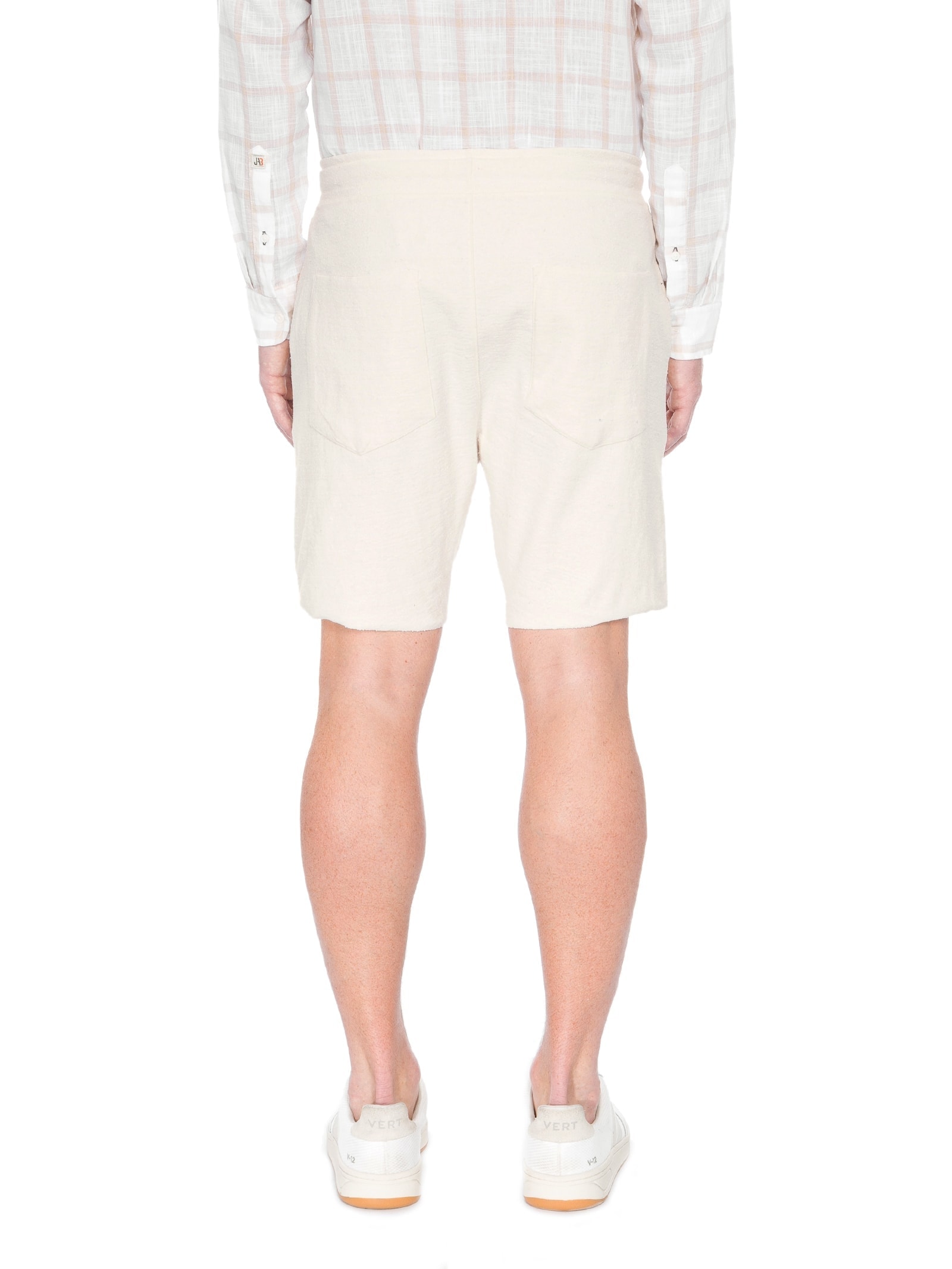 Bermuda Moletom Masculina Rustic E-Basics Off White Osklen