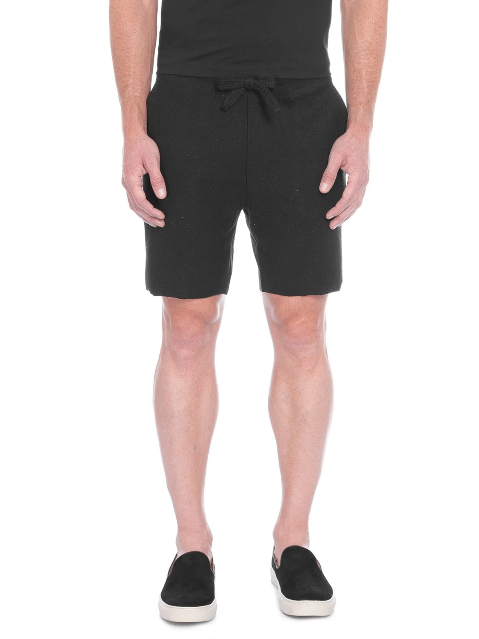 Bermuda Moletom Masculina Rustic E-basics Preto Osklen