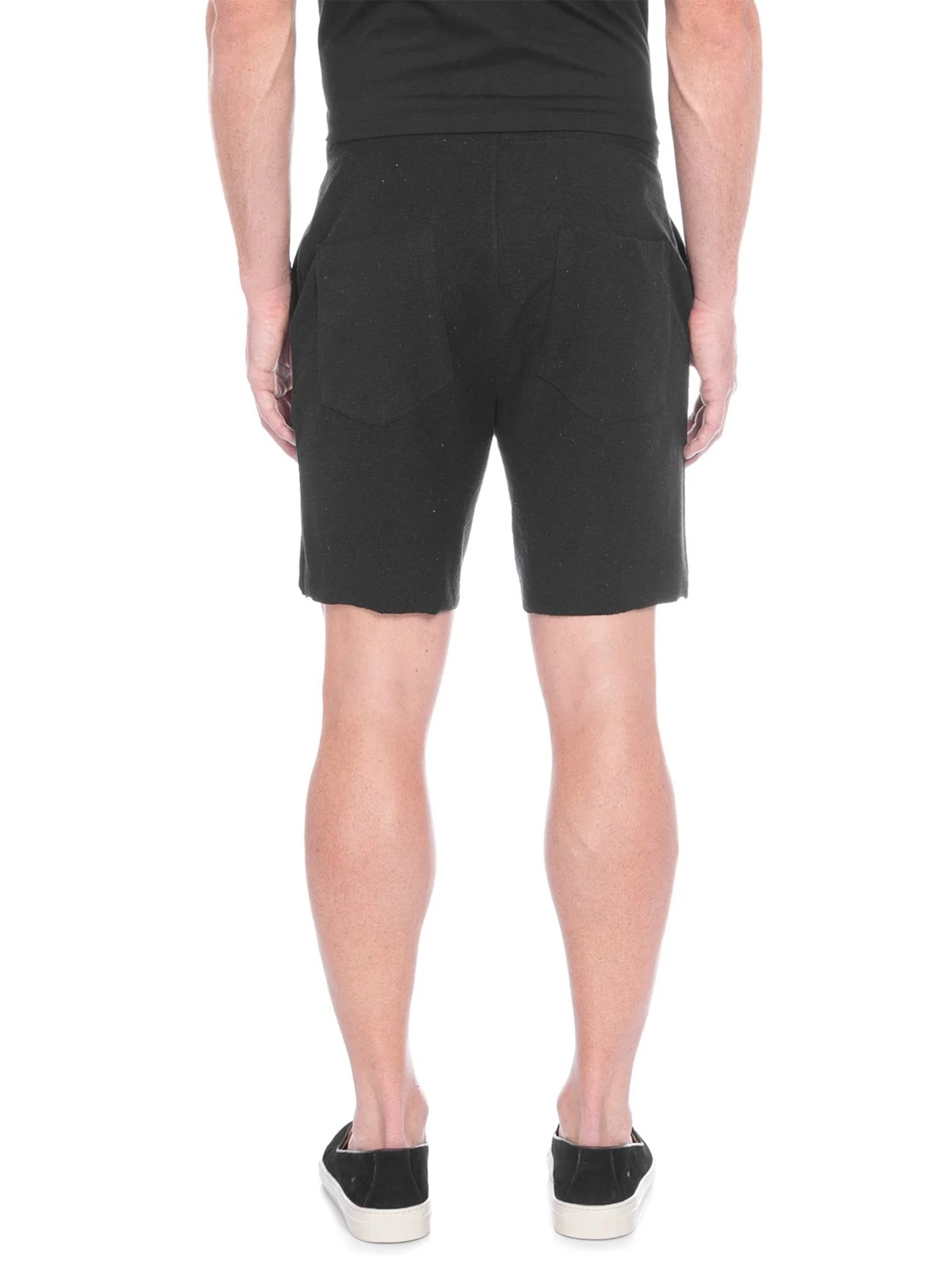 Bermuda Moletom Masculina Rustic E-basics Preto Osklen