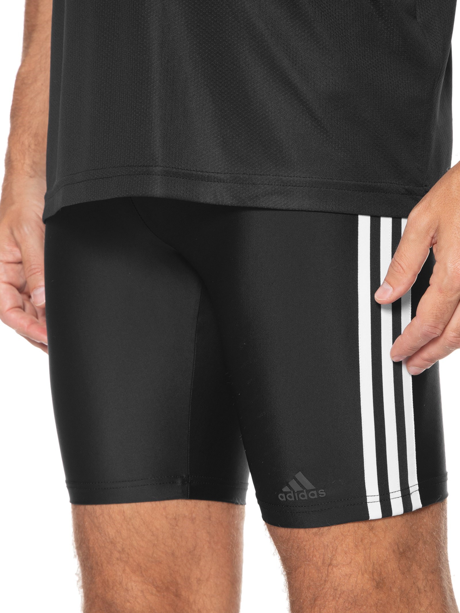 Bermuda Natação Jammer Fit 3 Listras - Preto - Adidas