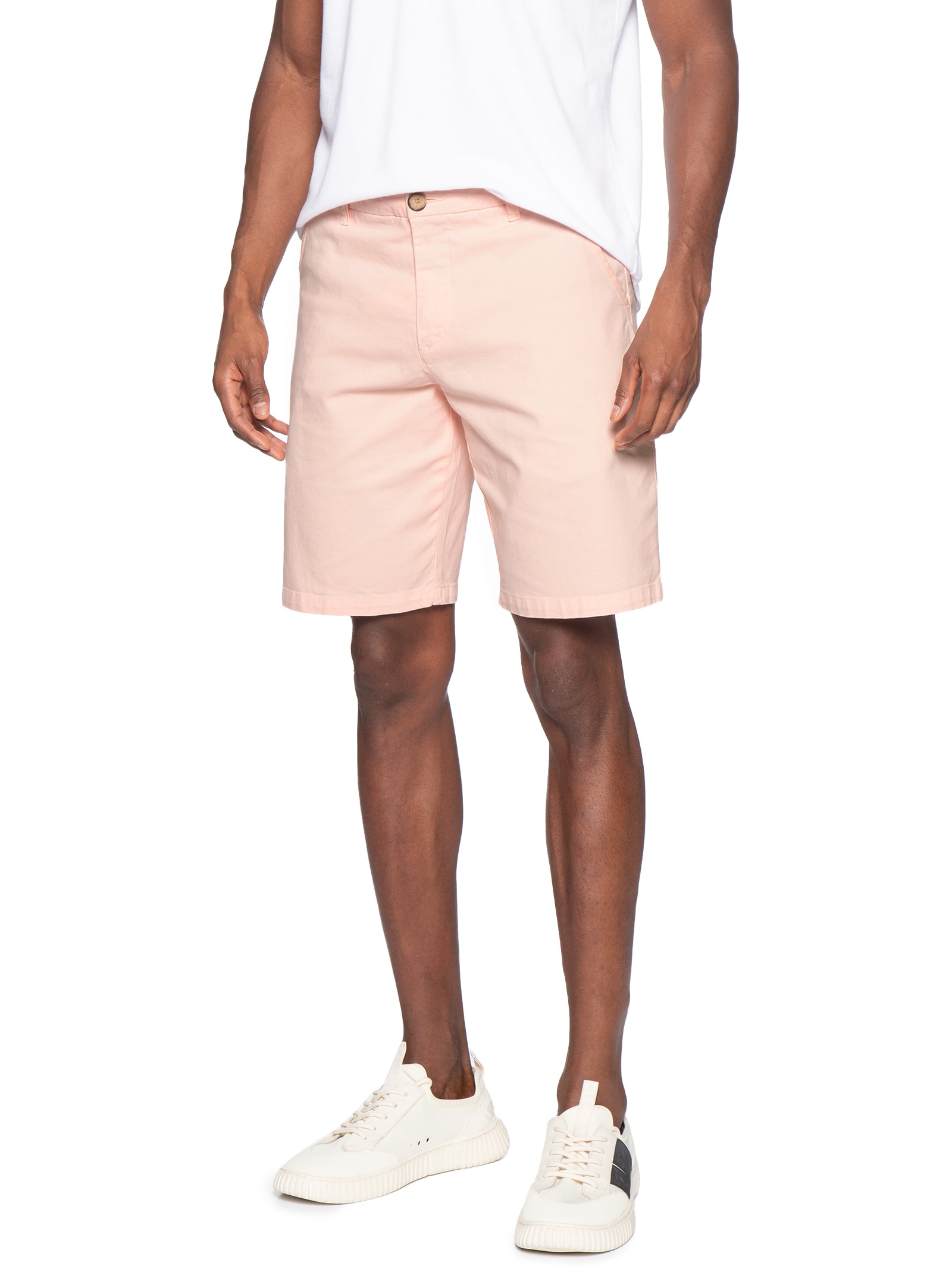Bermuda Sarja Casual Iron Masculina – Rosa Reserva