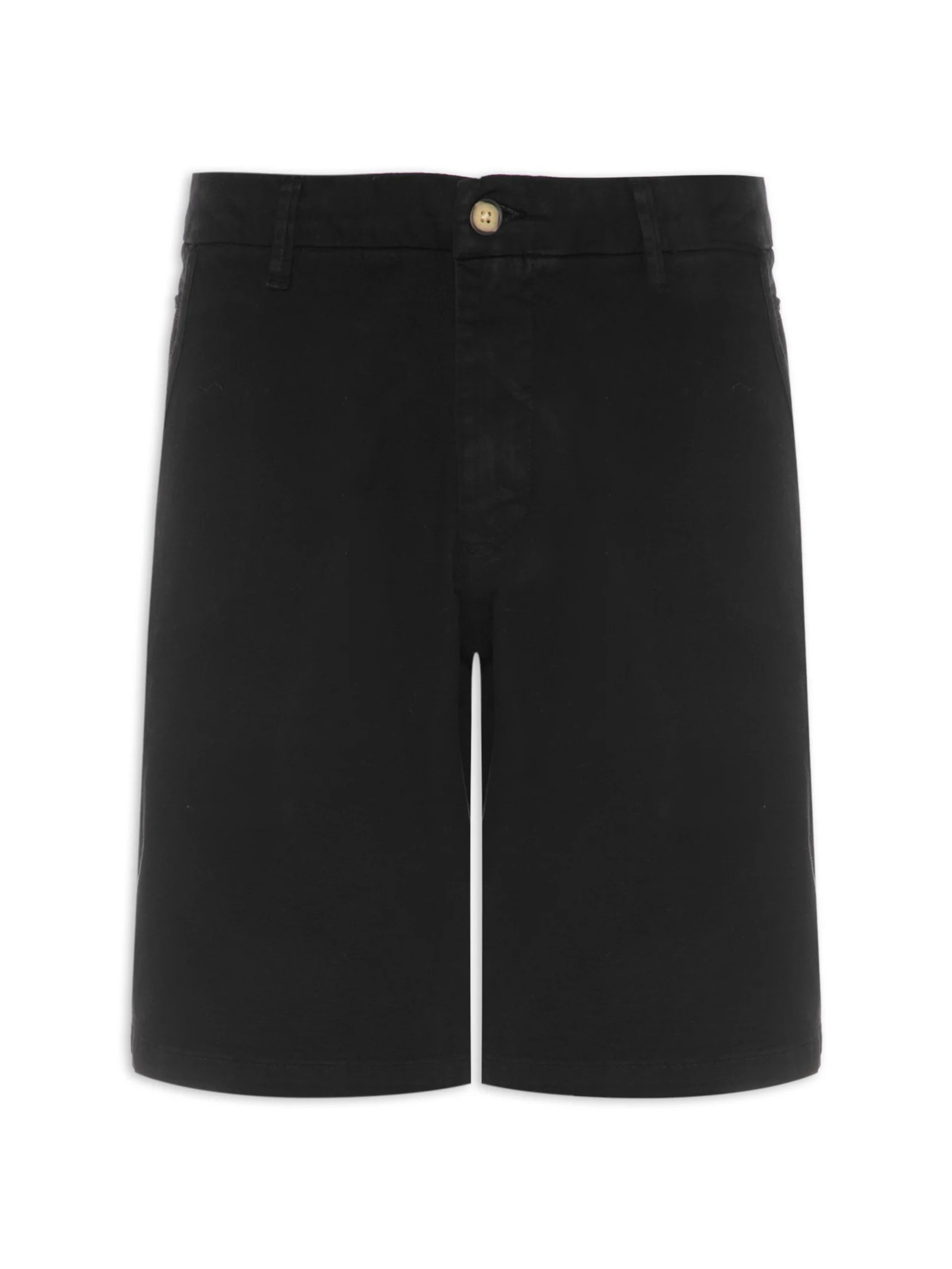 Bermuda Sarja Casual Masculina PF Iron Continuo Preto Reserva