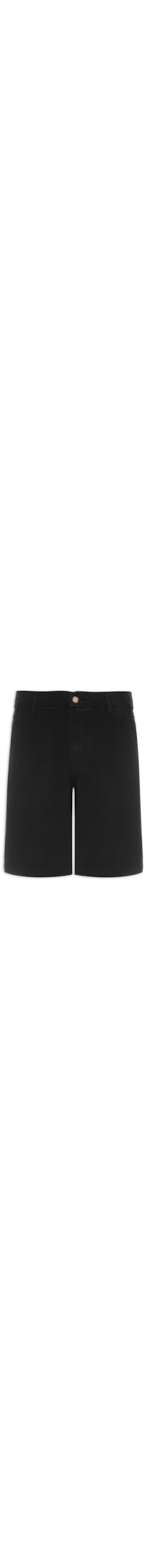 Bermuda Sarja Casual Masculina PF Iron Continuo - Preto