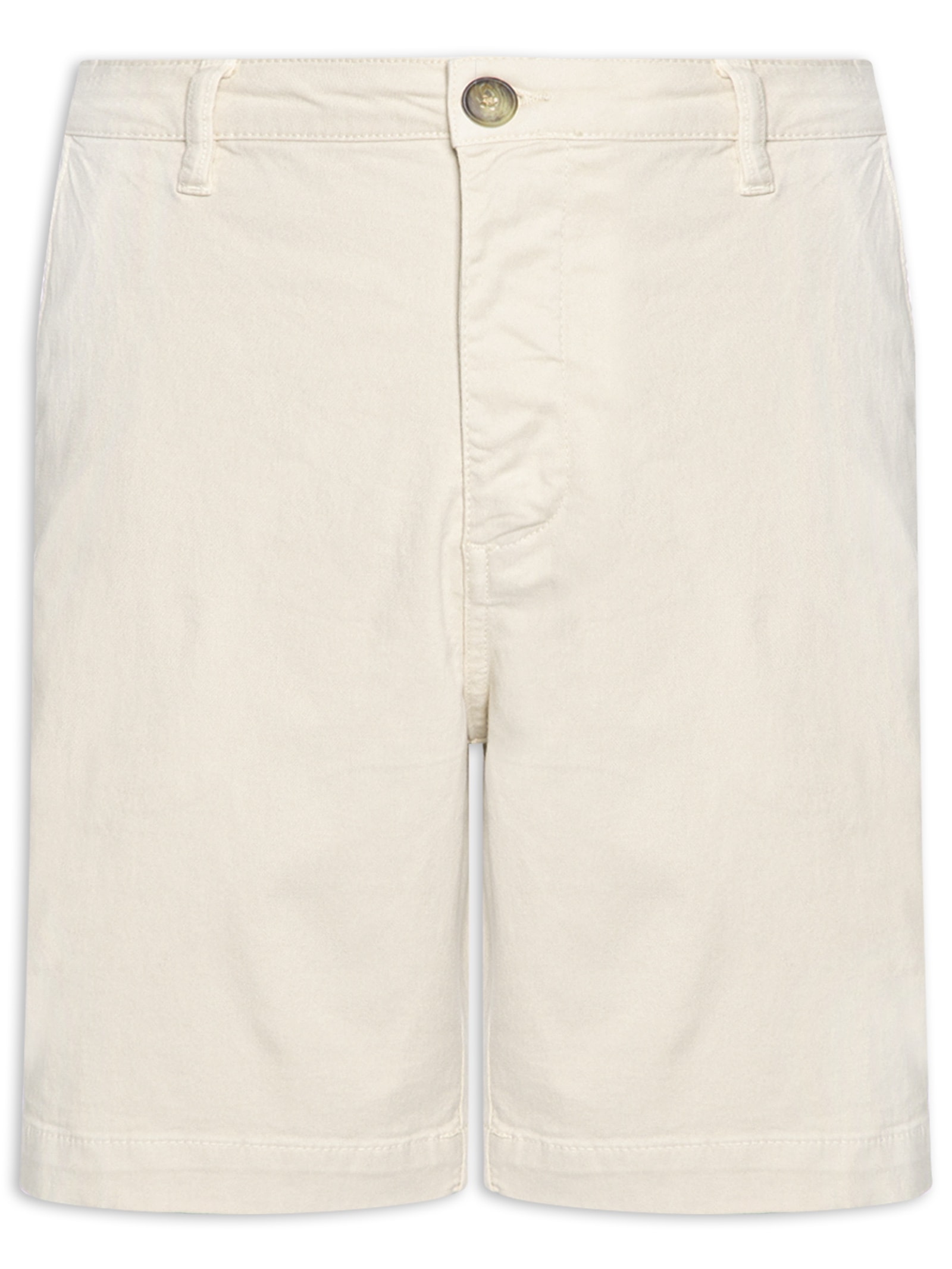 Bermuda Sarja Masculina Chino Bege Foxton