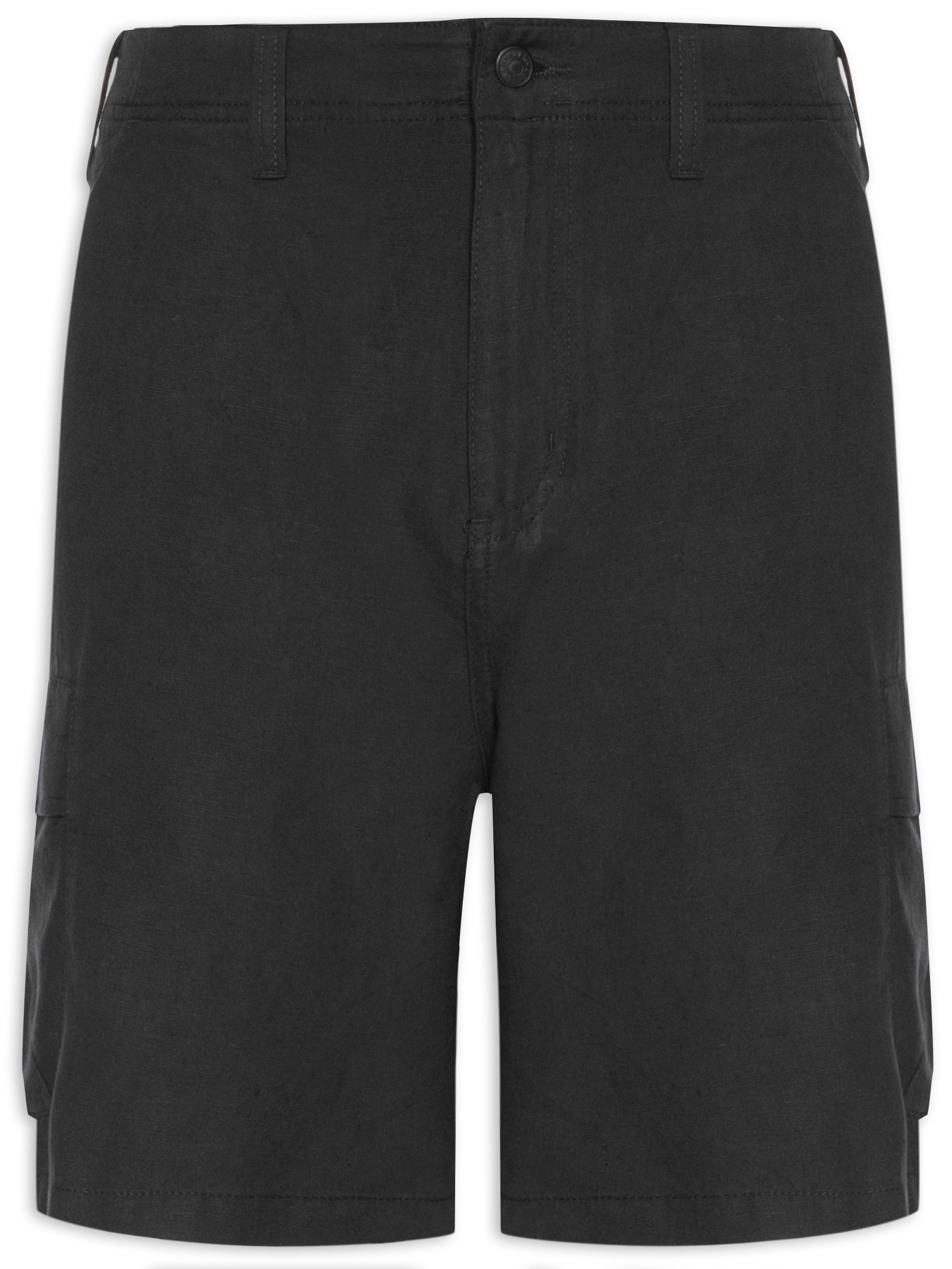 Bermuda Sarja Masculina Cristal Flow Preto Osklen