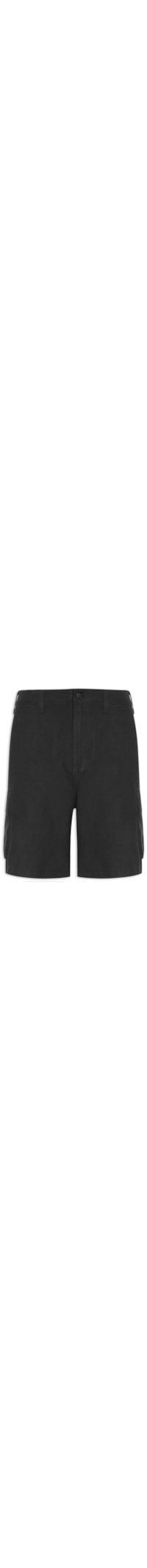 Bermuda Sarja Masculina Cristal Flow - Preto