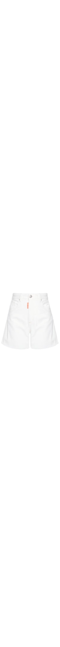 Bermuda Sarja Trapézio Stoned - Off White