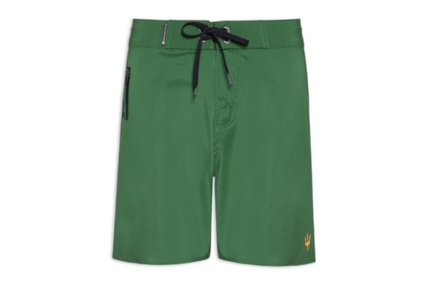 Bermuda Surf Masculina AquaOne Flex Mediterraneo - Verde