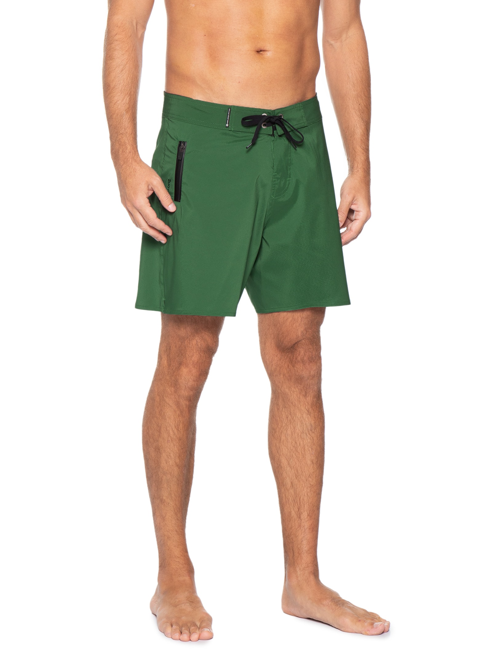 Bermuda Surf Masculina AquaOne Flex Mediterraneo Verde Osklen