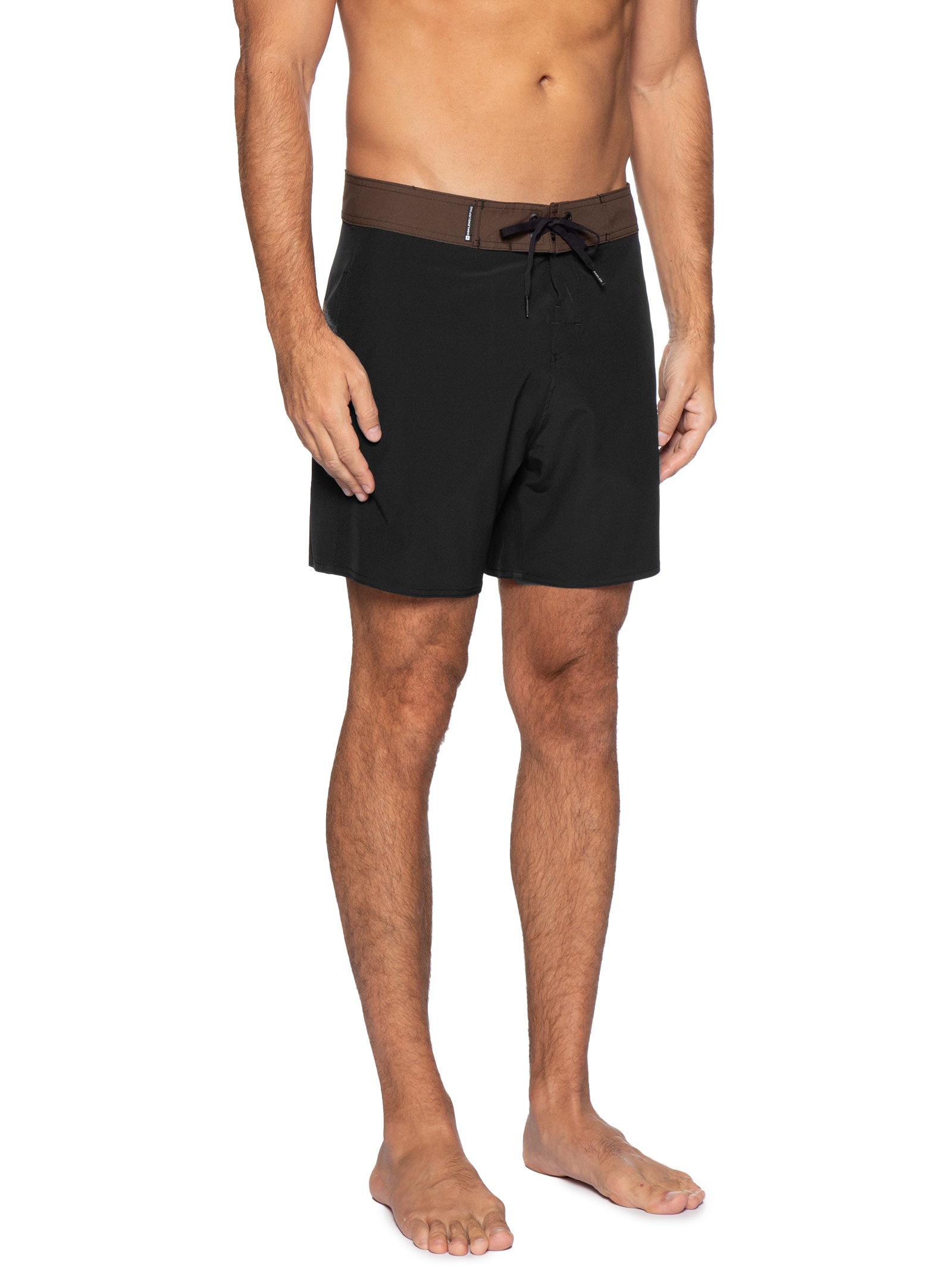 Bermuda Surf Masculina Aquaone Flex Preto Osklen
