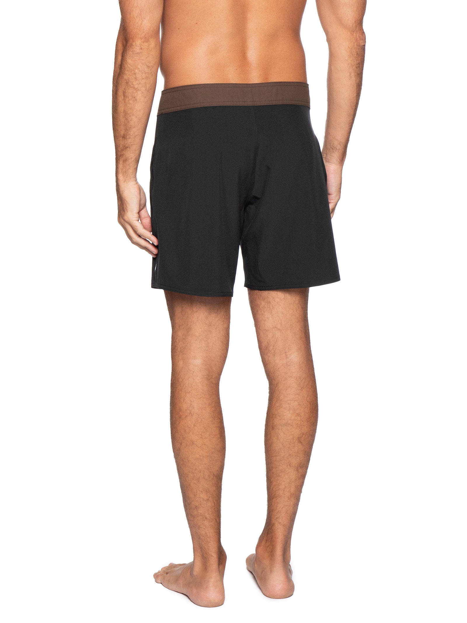 Bermuda Surf Masculina Aquaone Flex Preto Osklen