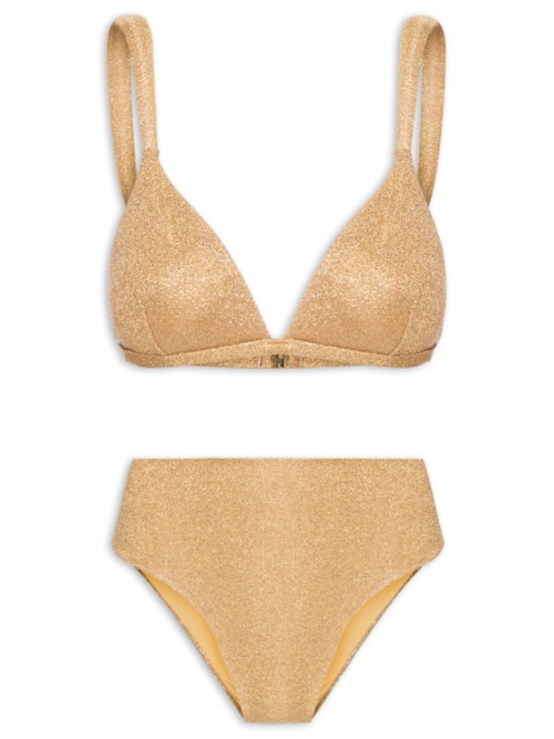 Biquíni Alça Lurex - Dourado
