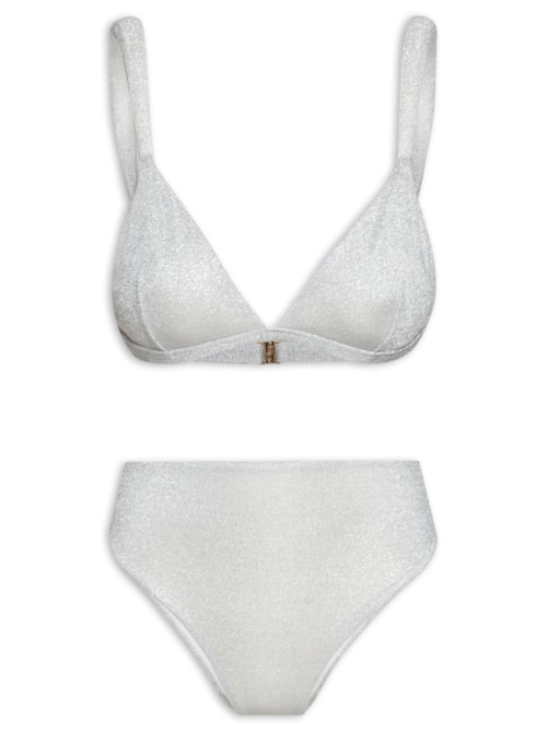 Biquíni Alça Lurex - Prata