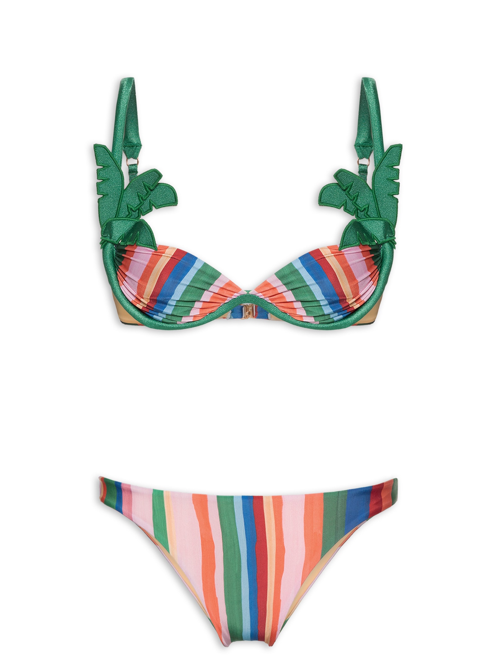 Biquíni Artesanal Coqueiro Bege Farm Praia