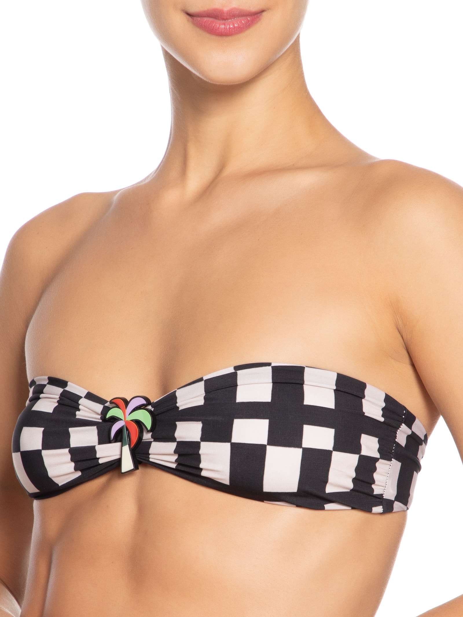 Biquini Asa Delta Sonho Gráfico Preto Farm Praia