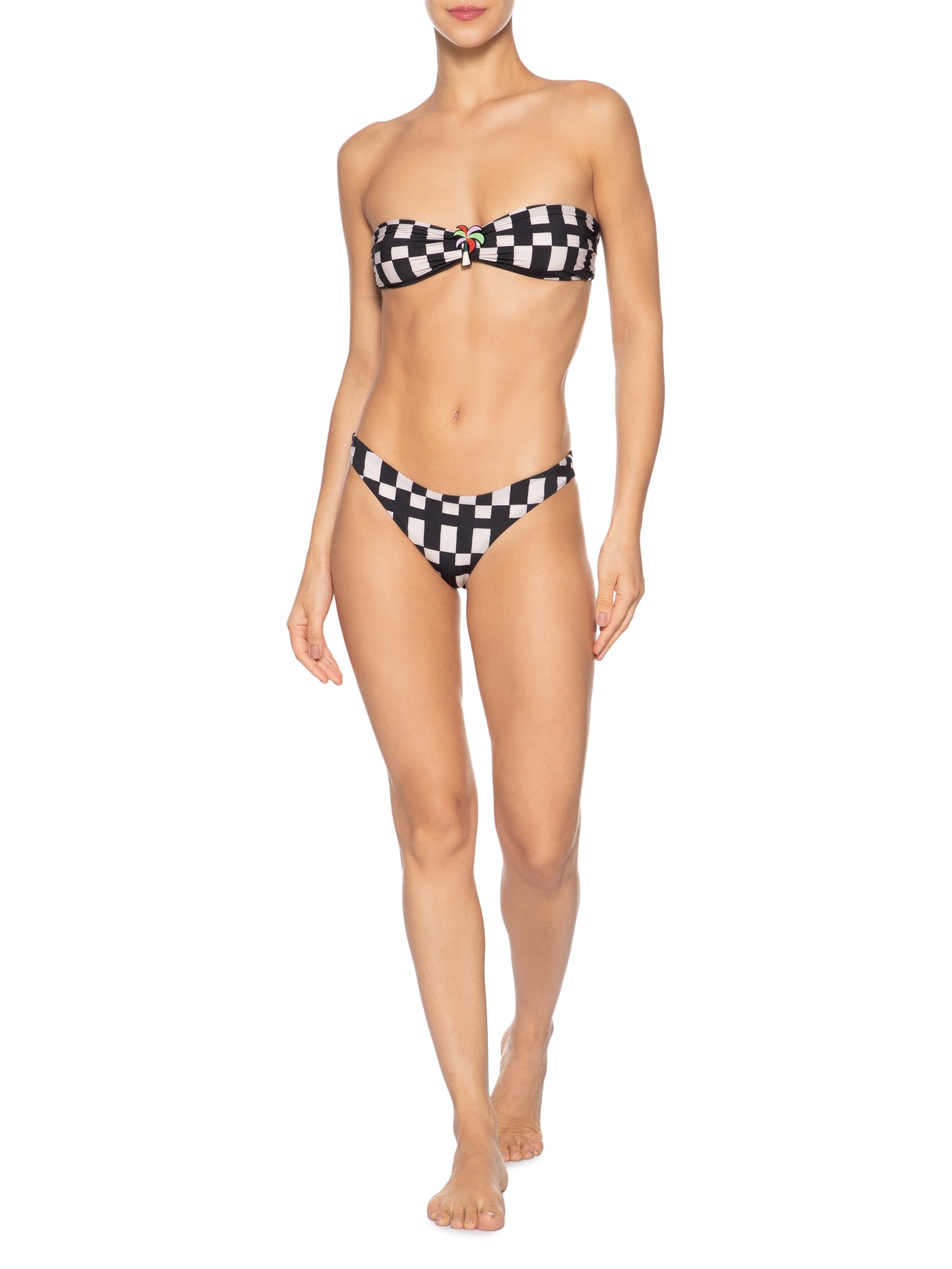 Biquini Asa Delta Sonho Gráfico Preto Farm Praia