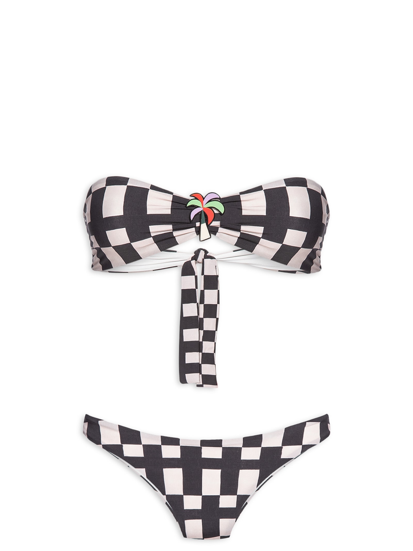 Biquini Asa Delta Sonho Gráfico Preto Farm Praia