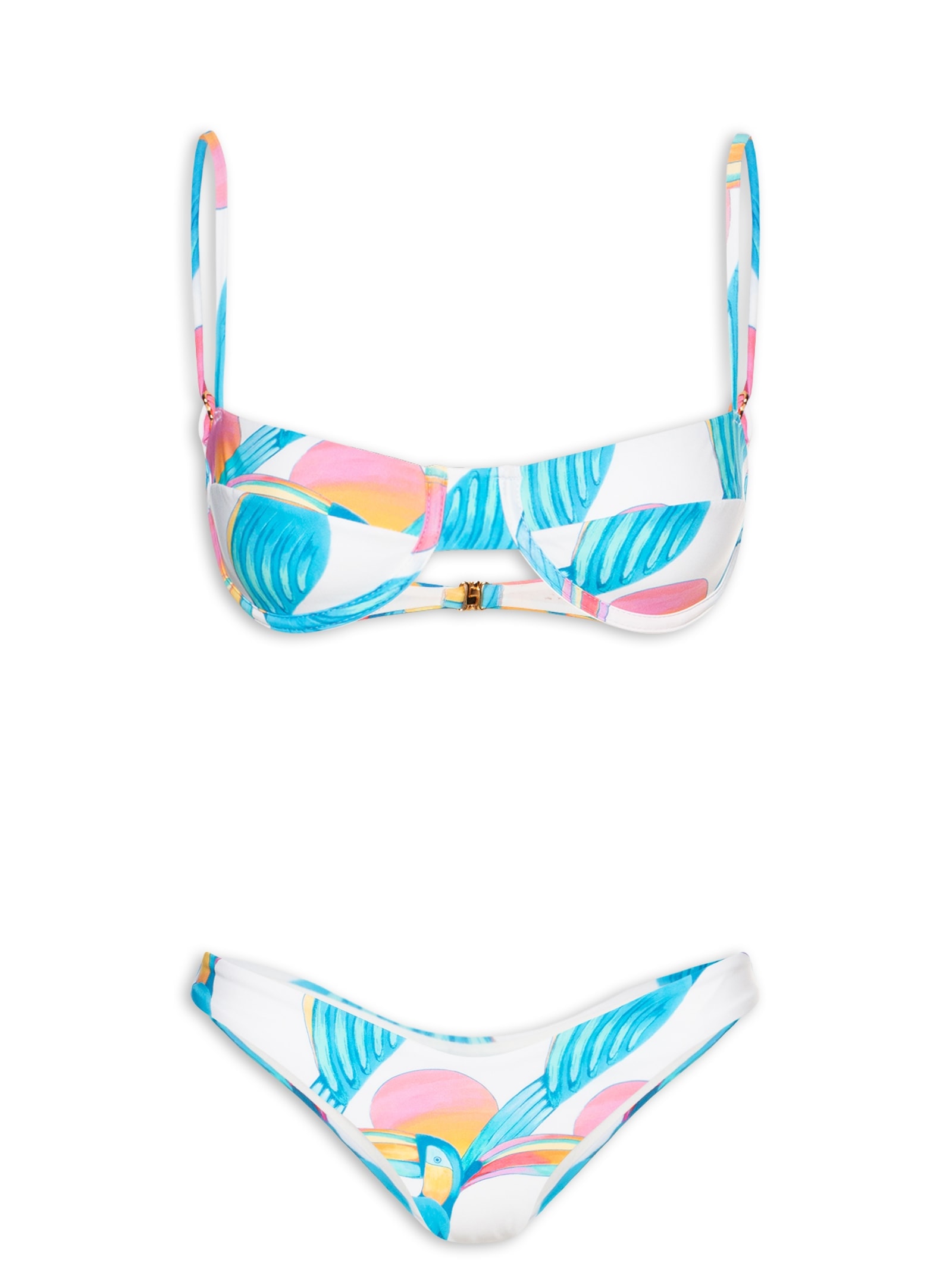 Biquíni Asa Delta Tucanitas Branco Farm Praia