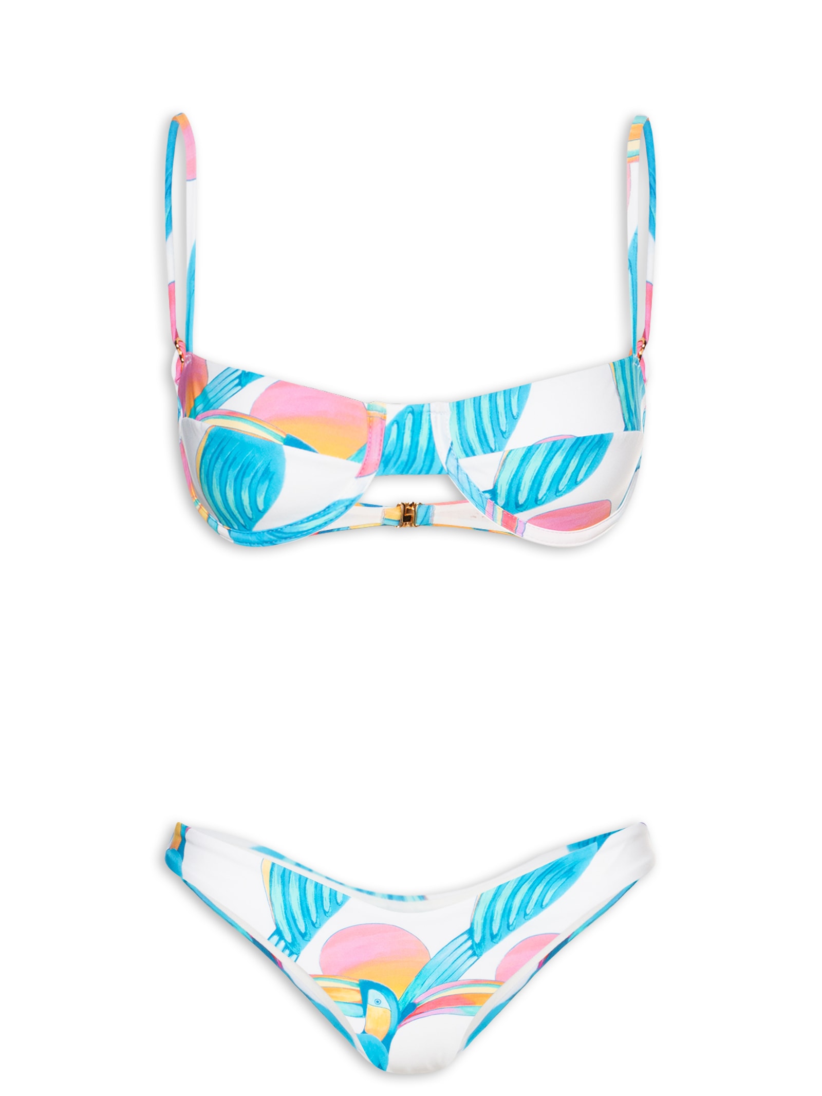 Biquíni Asa Delta Tucanitas Branco Farm Praia