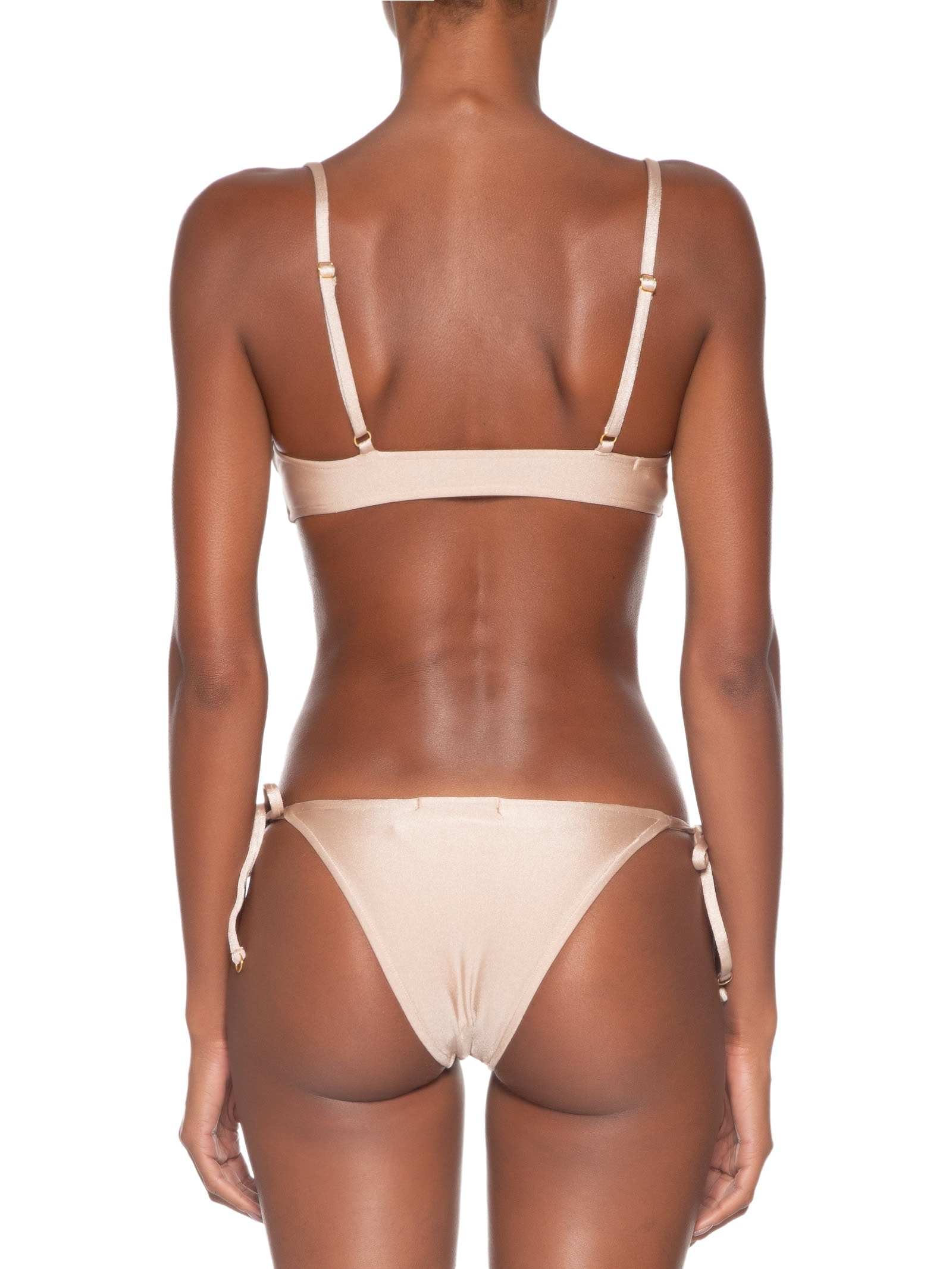 Biquíni Com Amarração Centro E Lateral Marrom '2Essential