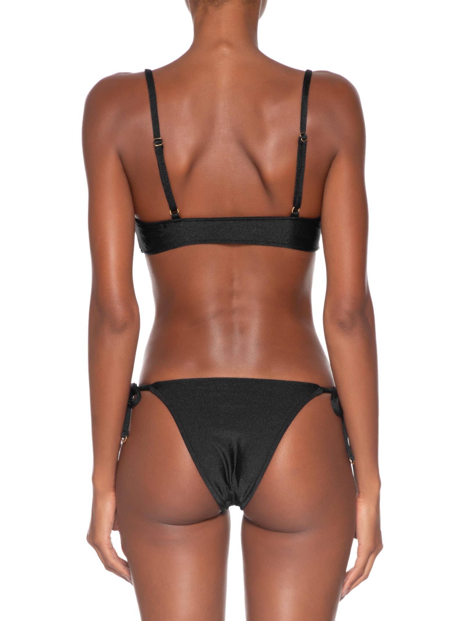 Biquíni Com Amarração Centro E Lateral Preto '2Essential