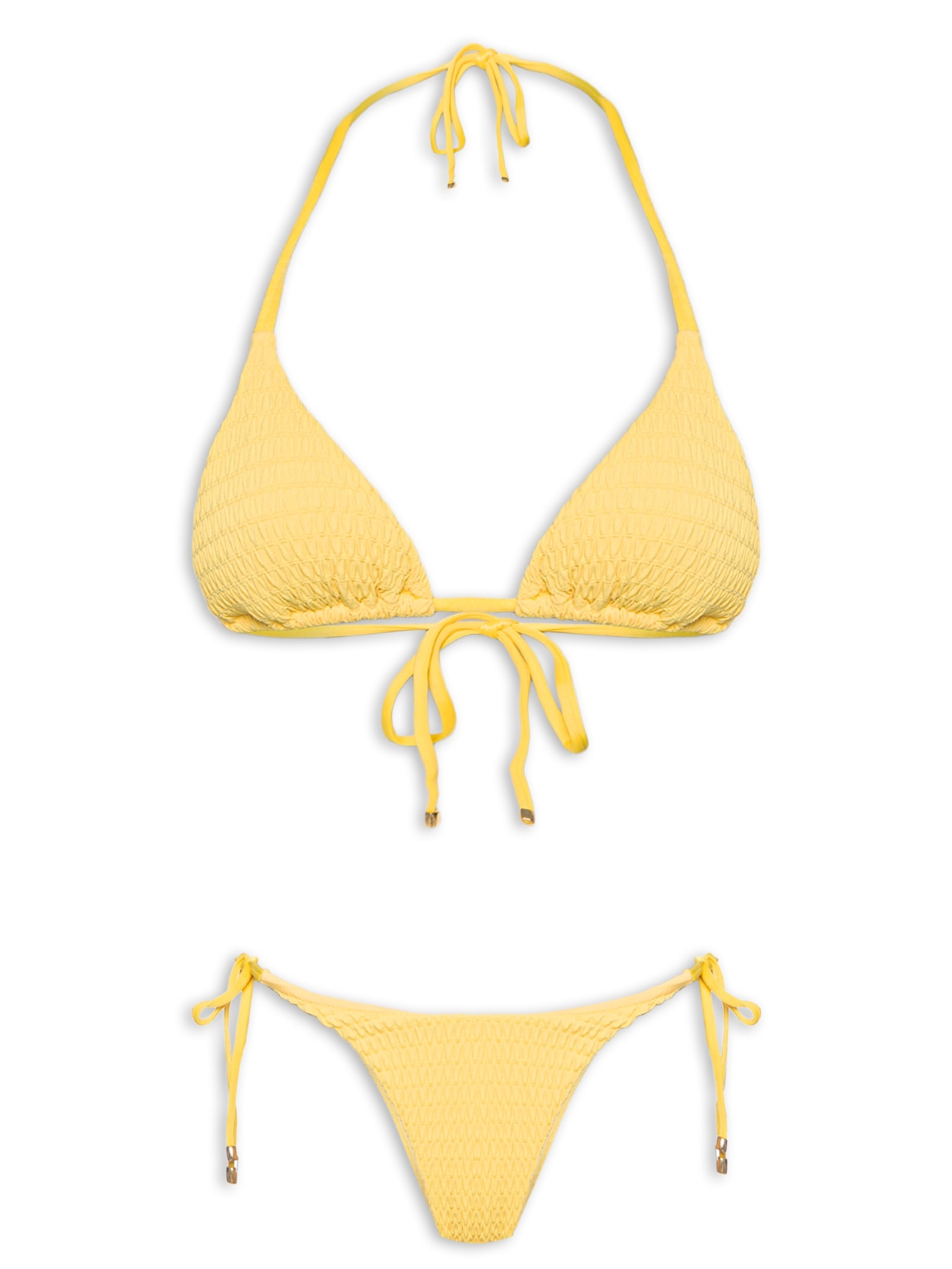 Biquini Conjunto Cortininha Amarelo '2Essential