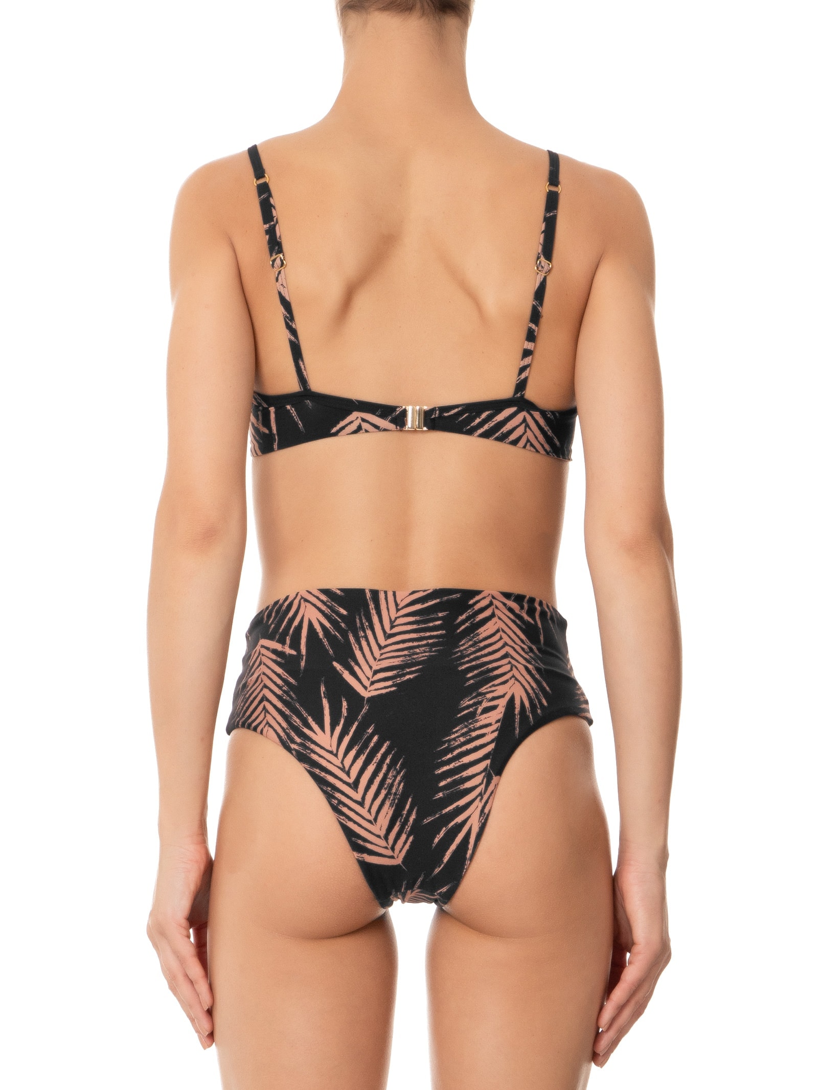 Biquíni Conjunto Top Aro e Calcinha Hot Preto '2Essential