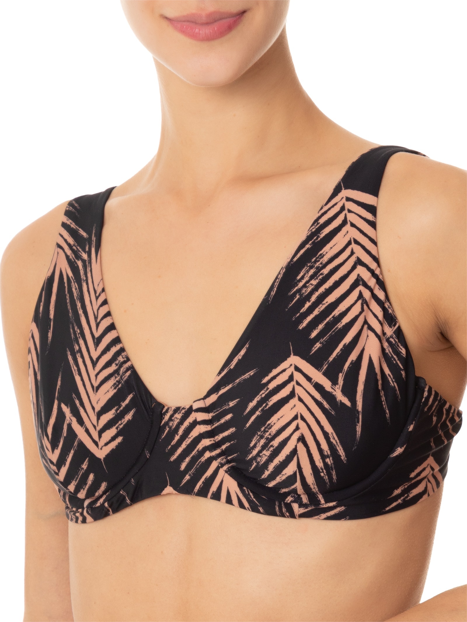 Biquíni Conjunto Top Meia Taça E Calcinha Hot Pants Preto '2Essential