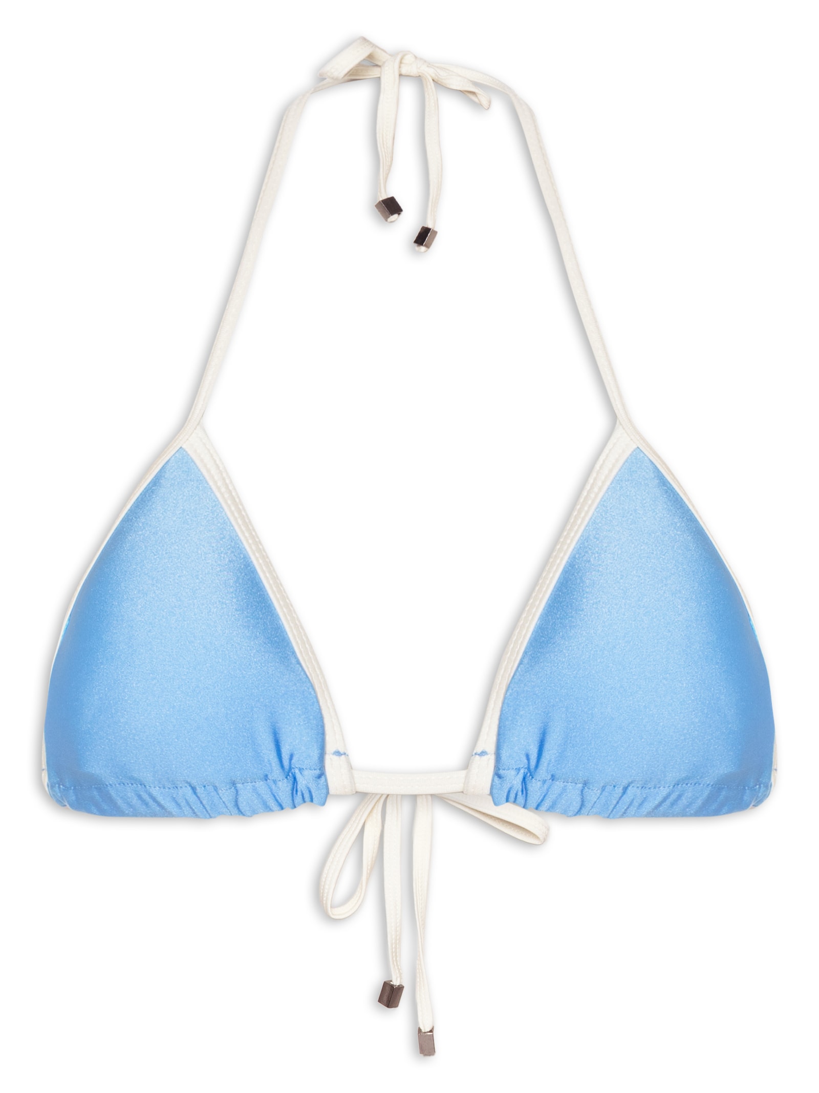 Biquíni Cortininha Bicolor Azul Mktbeach