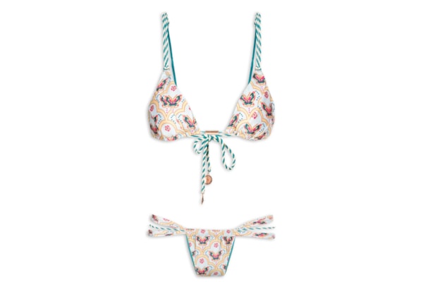 Biquíni Cortininha Borboleta - Azul 