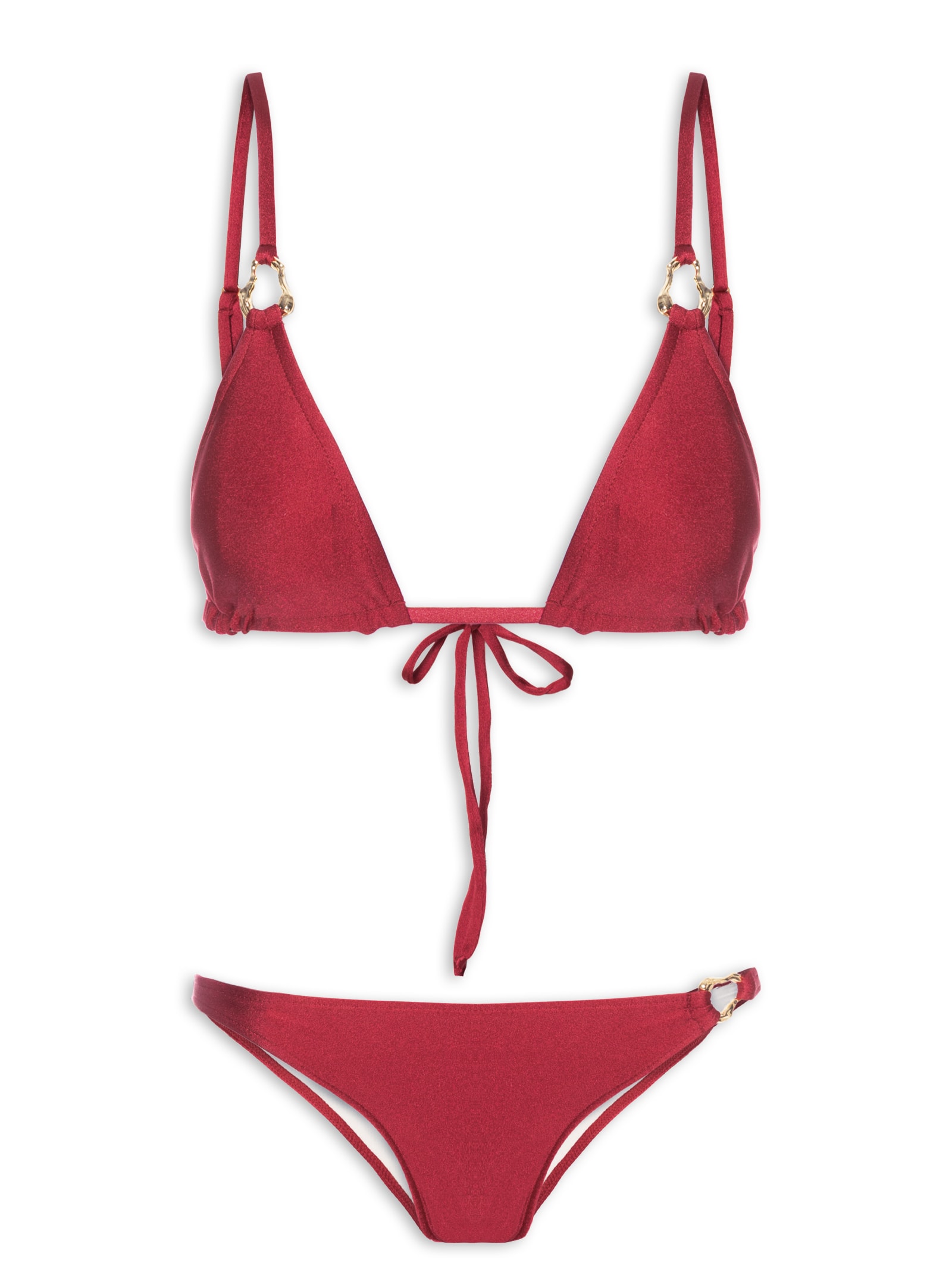 Biquíni Cortininha Com Calcinha Fiza Vermelho '2Essential