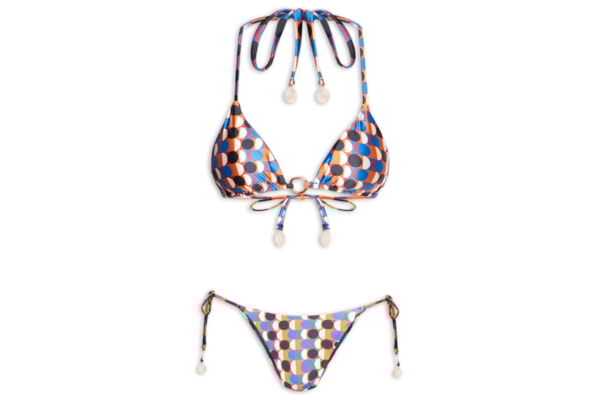 Biquíni Cortininha Dupla Face - Preto