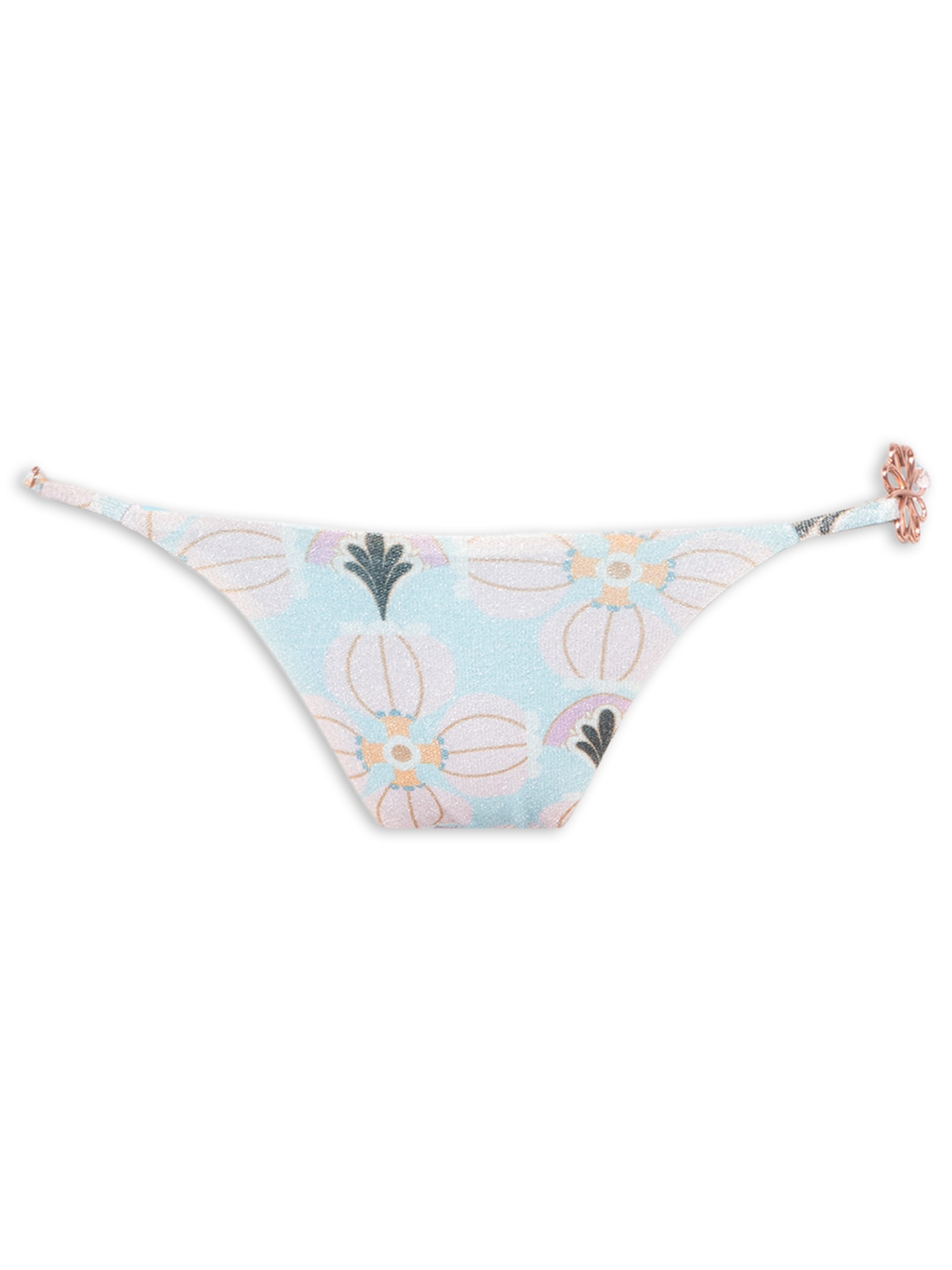 Biquíni Cortininha Floral Azul Mktbeach