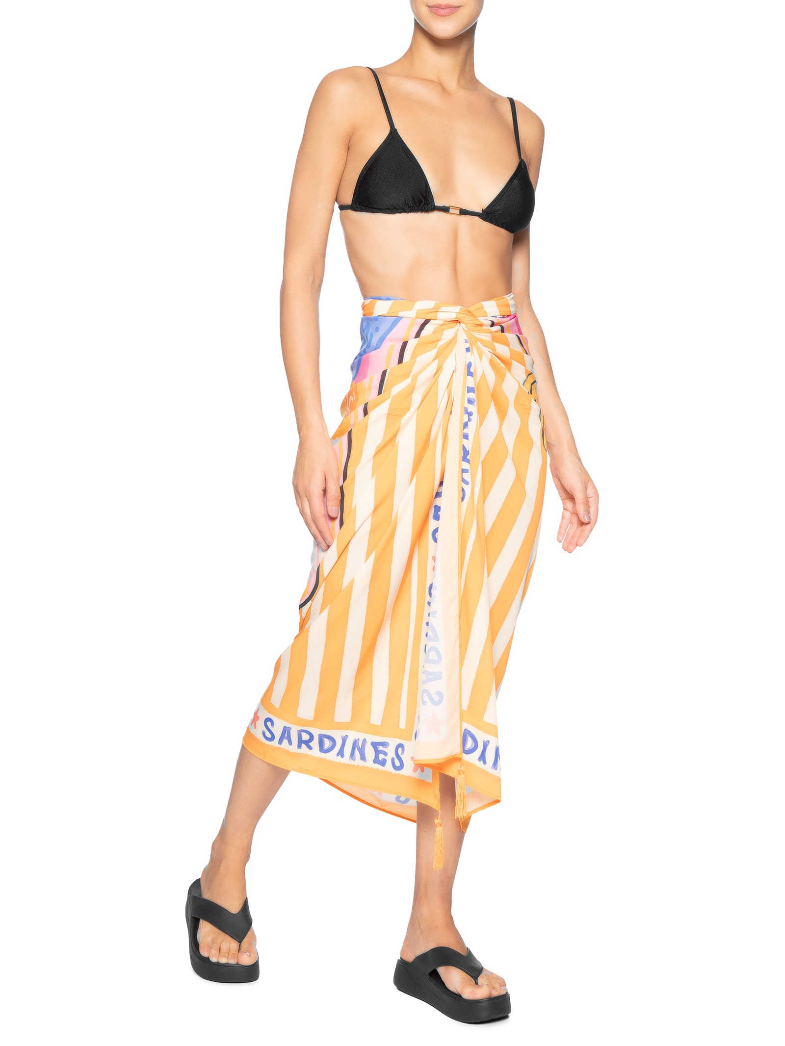 Biquíni Cortininha Liso Preto Mktbeach