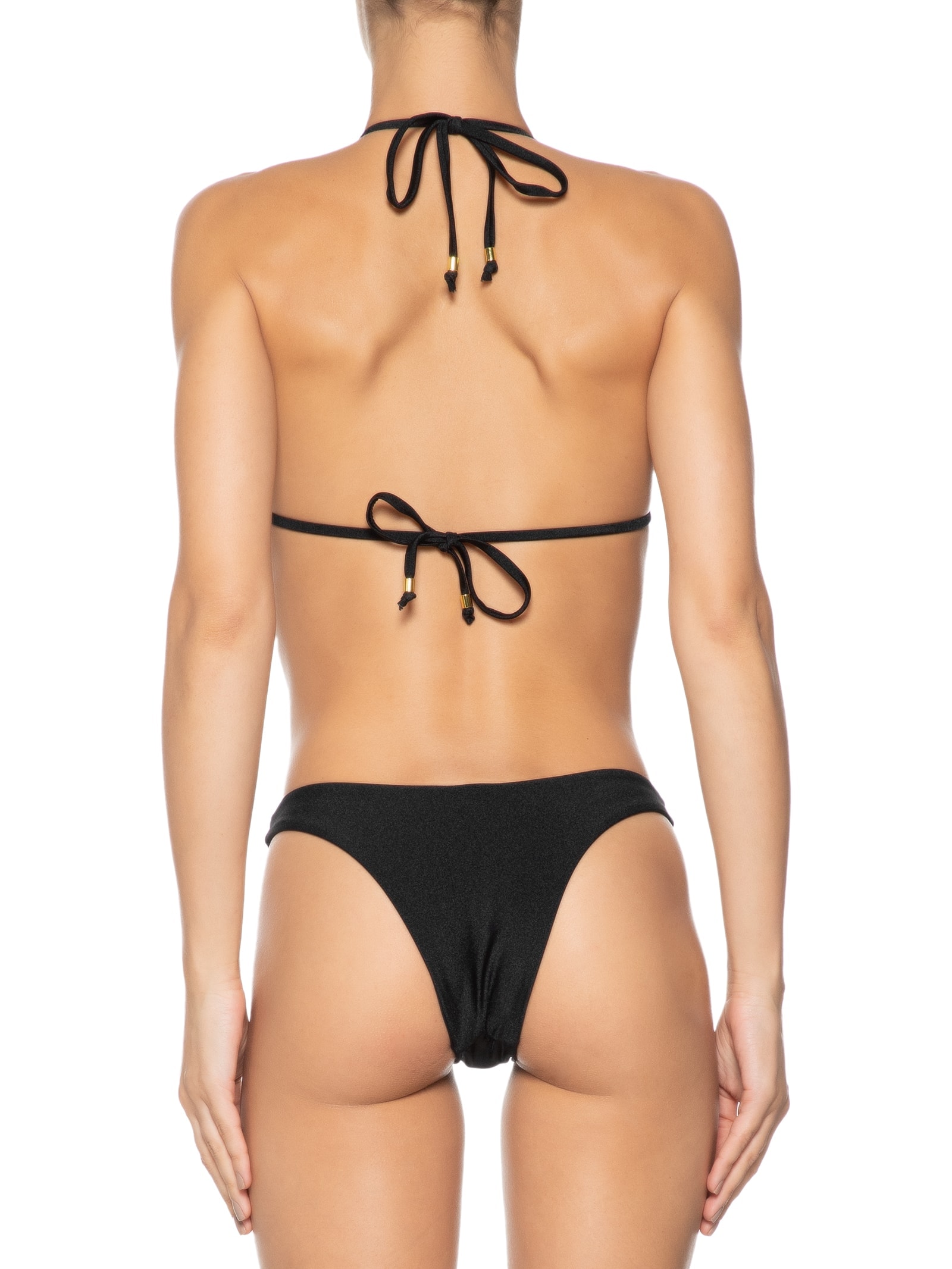 Biquini Cortininha Macramê Preto Mktbeach