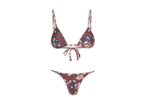 Biquíni Cortininha Marquinha Perfeita - Animal Print