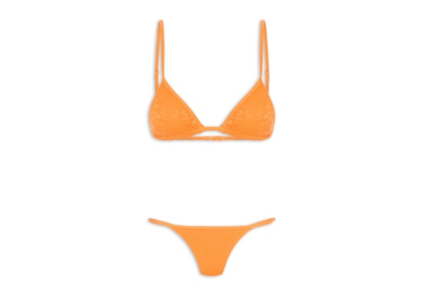 Biquíni Cortininha Marquinha Perfeita - Laranja
