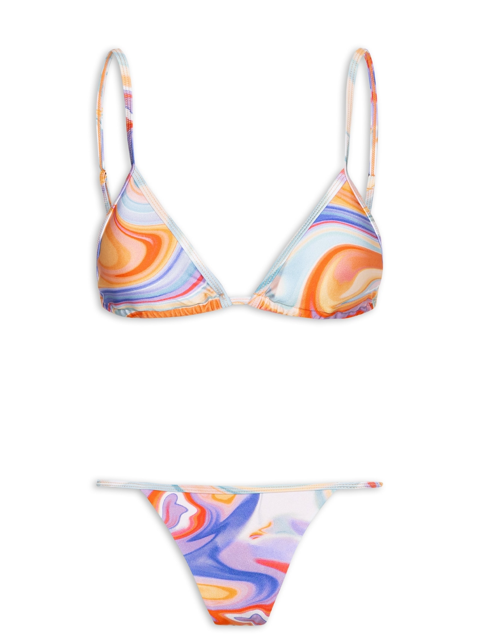Biquíni Cortininha Marquinha Perfeita Laranja Mktbeach