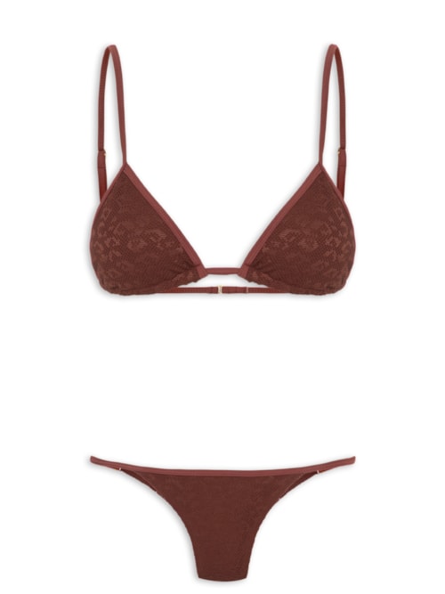 Biquíni Cortininha Marquinha Perfeita – Marrom