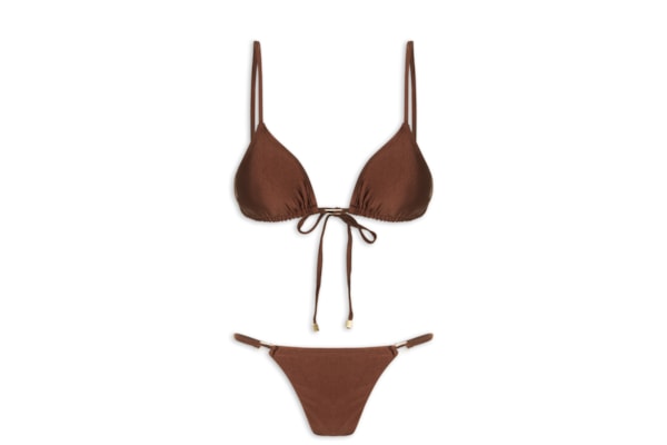 Biquíni Cortininha Marquinha Perfeita - Marrom