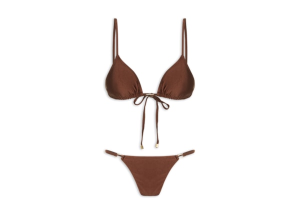 Biquíni Cortininha Marquinha Perfeita - Marrom