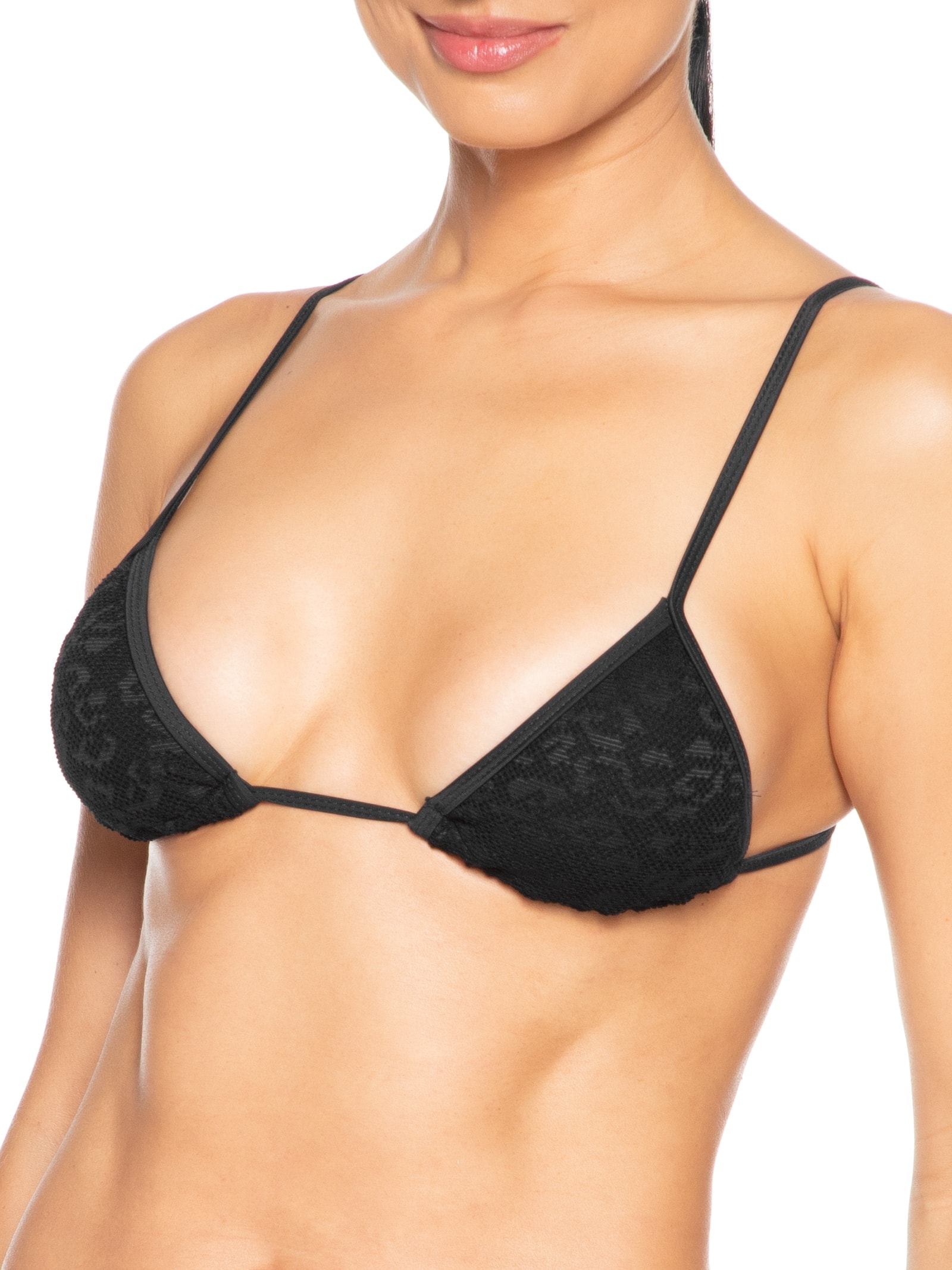 Biquíni Cortininha Marquinha Perfeita Preto Mktbeach