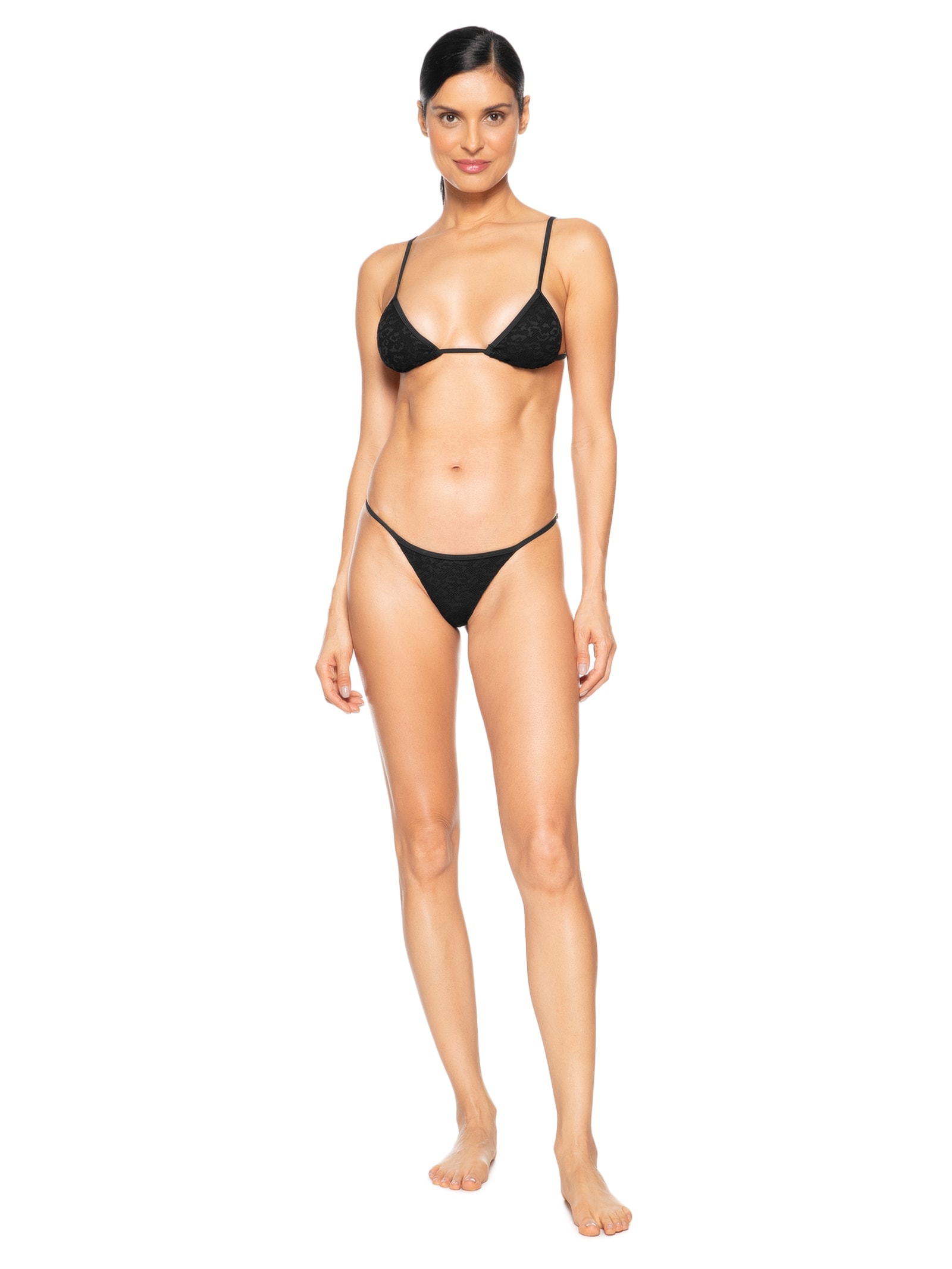 Biquíni Cortininha Marquinha Perfeita Preto Mktbeach