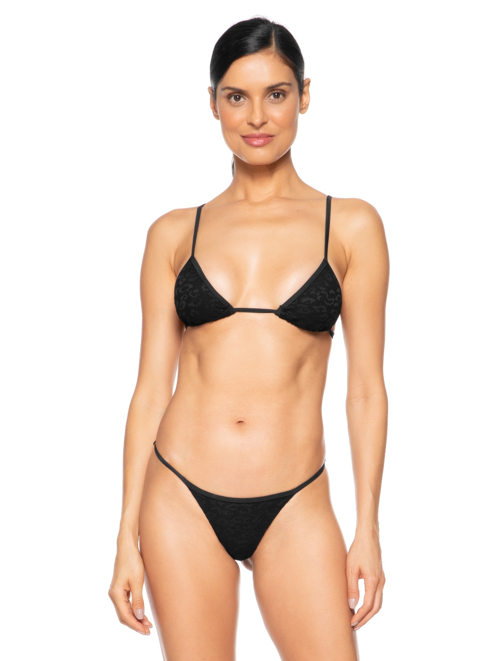 Biquíni Cortininha Marquinha Perfeita Preto Mktbeach